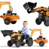 FALK CASE pedaaltraktor ekskavaatori kopa ja haagisega 2-5 aastat