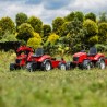 FALK Massey Ferguson punane pedaaliga traktor koos haagisega alates 3 aastast