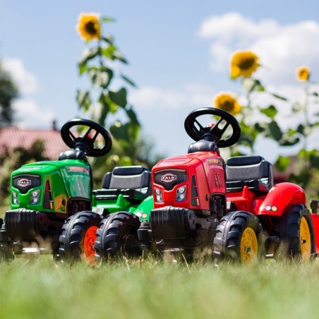 FALK Red Supercharger Traktori punane avatav kapott alates 2 aastast