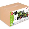 FALK pedaalidega traktor kopaga ja treiler, Roheline CLAAS, alates 3 aastast