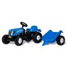 Rolly Toys rollyKid New Hollandi pedaaliga traktor koos haagisega