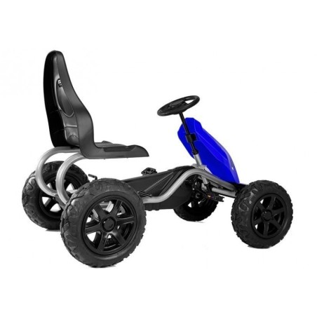 Pedaal Gokart B012 täispuhutavad rattad, sinine
