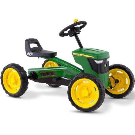 BERG Pedaal Go-Kart John Deere vaiksed rattad 2-5 aastat kuni 30 kg