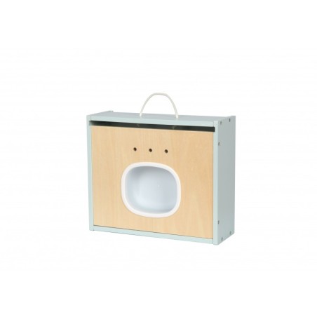 Puidust mängu vannituba aksessuaaridega