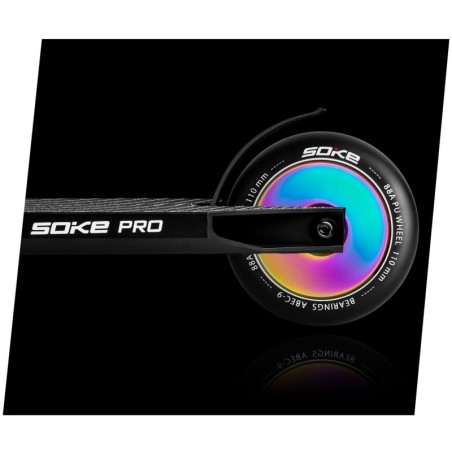 Tõukeratta rattad 110 mm täis vikerkaarevärvides 2 tk