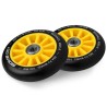 Tõukeratta rattad 100 mm kollased 2 tk