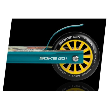 Tõukeratta rattad 100 mm kollased 2 tk