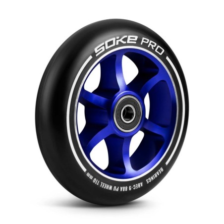 Tõukeratta rattad 110 mm tumesinised 2 tk