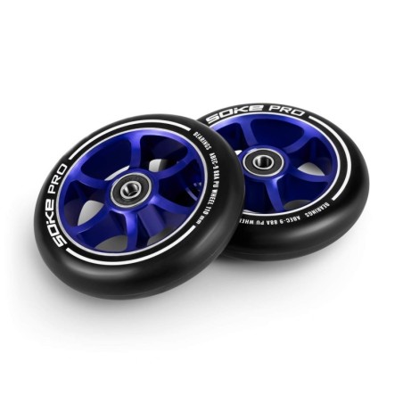 Tõukeratta rattad 110 mm tumesinised 2 tk