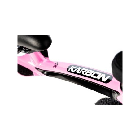 Karbon First roosa-must jooksuratas