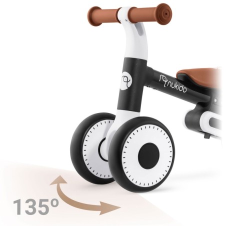 Väikelaste jooksuratas , must