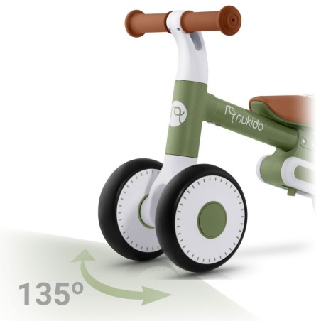 Väikelaste jooksuratas , roheline