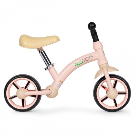 Jooksuratas lastele, EVA rattad, reguleeritav iste, roosa