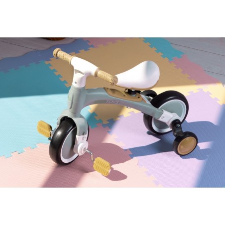 Tasakaaluratas pedaalidega 3in1 roheline