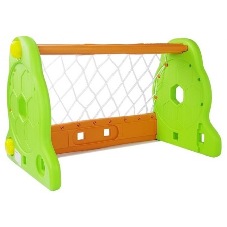 Laste roheline ja oranž jalgpallivärav