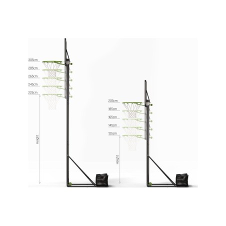 EXIT NovaStari reguleeritava kõrgusega korvpallilaud