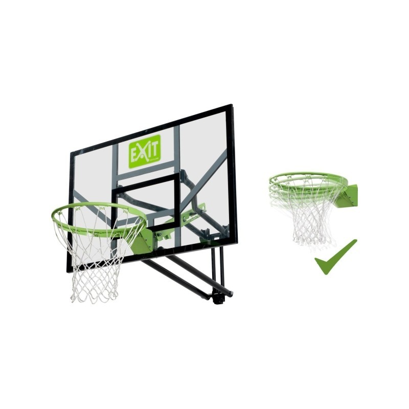 Korvpalli tagalaud koos vedruga korviga EXIT Galaxy