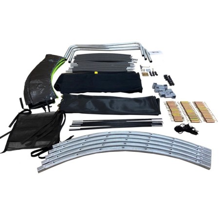 LEAN Sport Max 305 cm batuut must-roheline