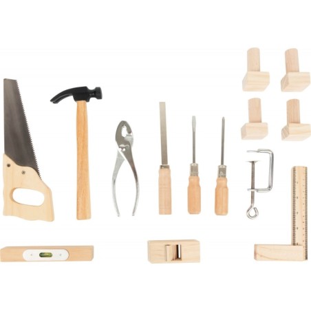 Lastele mõeldud töölaud, sinine koos tarvikutega