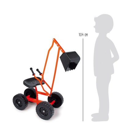 Kaevur kopp ratastel