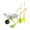 Laste aiakäru koos aiatööriistadega