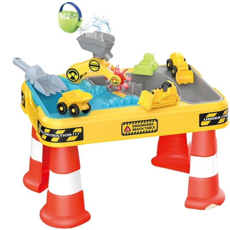 Veelaud liivakast mängulaud ehitusplats, 4 autot
