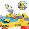 Veelaud liivakast mängulaud ehitusplats, 4 autot