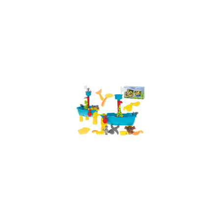 Veelaud ja liivaga mängulaud, piraadilaev