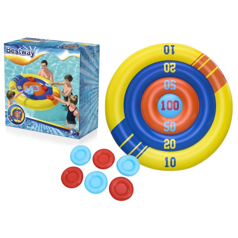 Täispuhutav basseinimäng Arcade Shield, frisbee 140 cm Bestway
