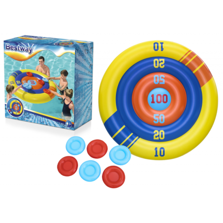 Täispuhutav basseinimäng Arcade Shield, frisbee 140 cm Bestway