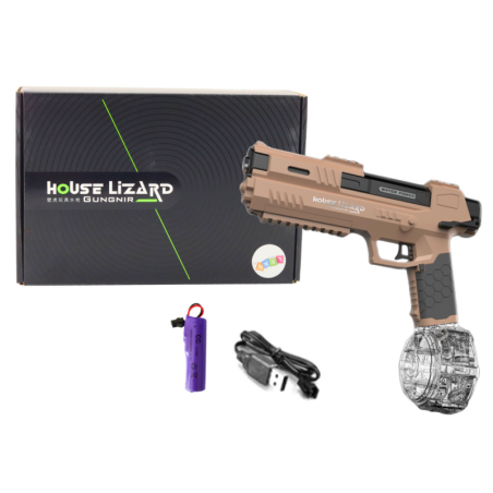 Automaatne veepüstol pruun läbipaistev konteiner