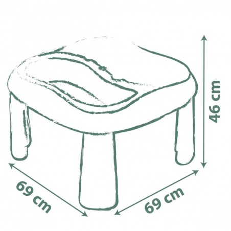 Smoby vee ja liivaga mängimise laud