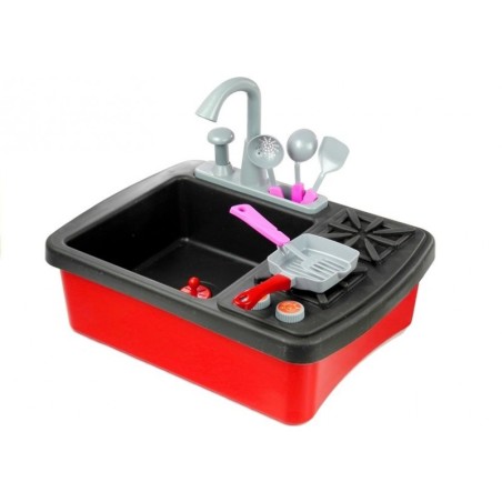 Laste kraanikauss, kraani ja veega + aksessuaarid