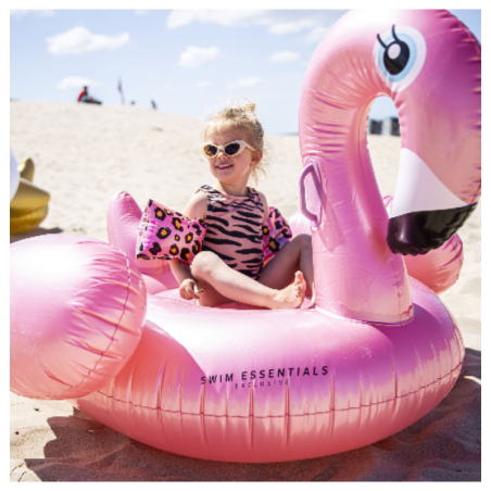 Täispuhutav roosa flamingo, XL