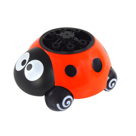 Lepatriinu valgustatud mullimasin ratastel