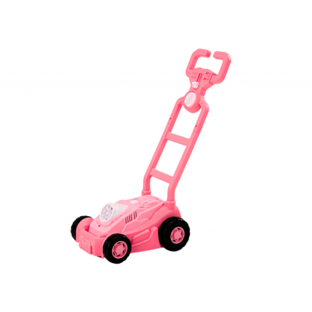 Roosa käepidemega seebimulliga muruniiduk