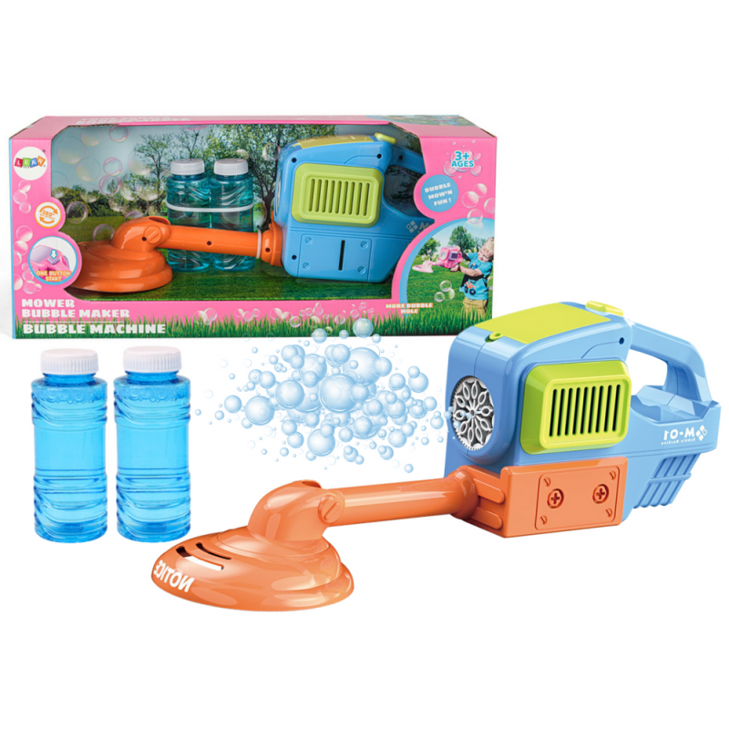 Seebimullimasin muruniiduki trimmer, kaks vedelikku, sinine