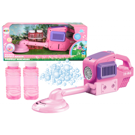 Seebimullimasin muruniiduki trimmer, kaks vedelikku, roosa