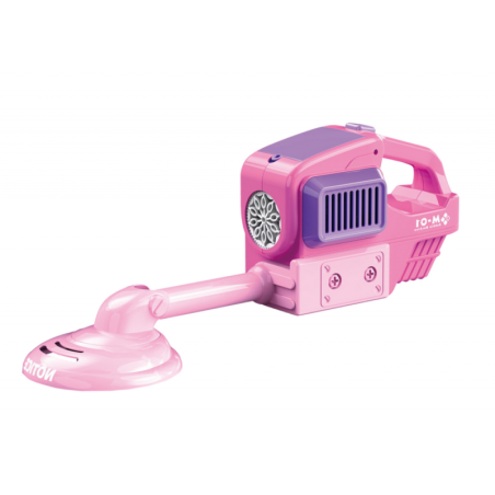 Seebimullimasin muruniiduki trimmer, kaks vedelikku, roosa