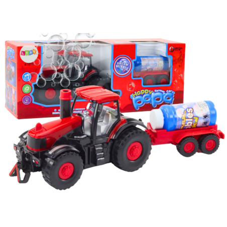 Seebimulli traktor haagisega, tuled, helid