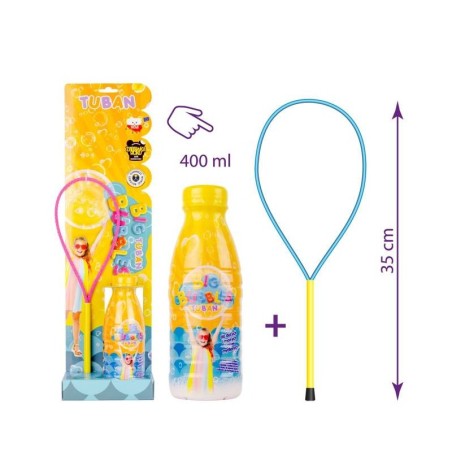 Mullitamise komplekt suured mullid, ring + vedelik 400 ml