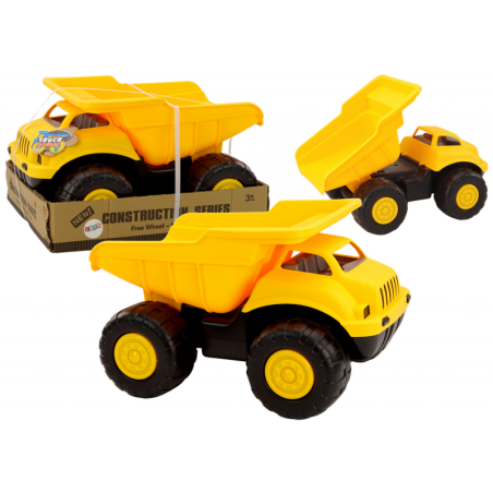 Suur Kallur Kollane ehitussõiduk Veoauto