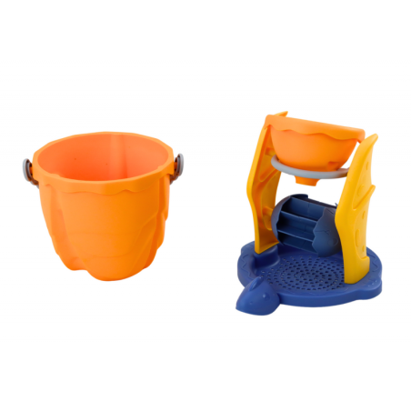 Dinosauruse liivakomplekt, lehter, veski, vormid, spaatel, 7 tk.