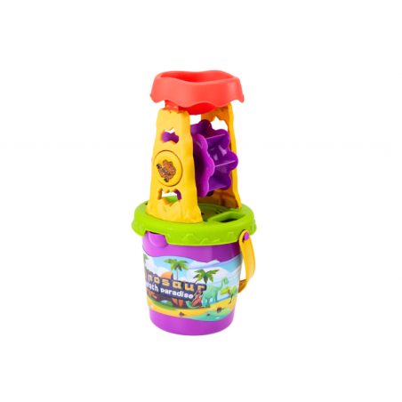 Dinosauruse liivakomplekt, veski, lehter, spaatel, reha, kastekann, vormid