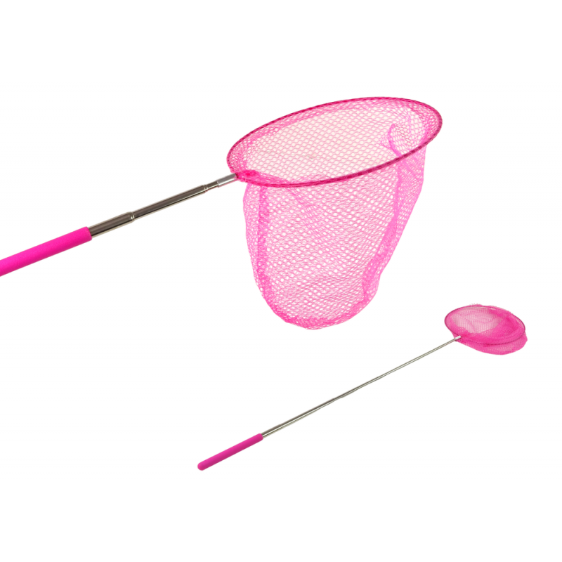 Liblikavõrk kokkupandav teleskoop 85 cm Roosa