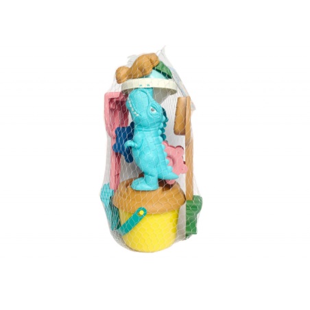 Liivamänguasjade komplekt, veski, ämber, dinosauruste vormid