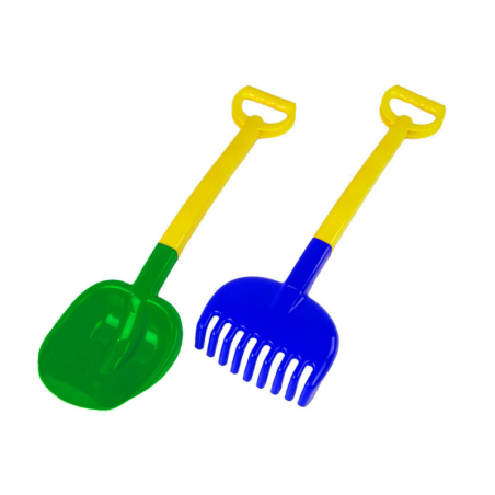 Liivareha komplekt, Spaatel, Kahevärviline, 2 tk. Sega