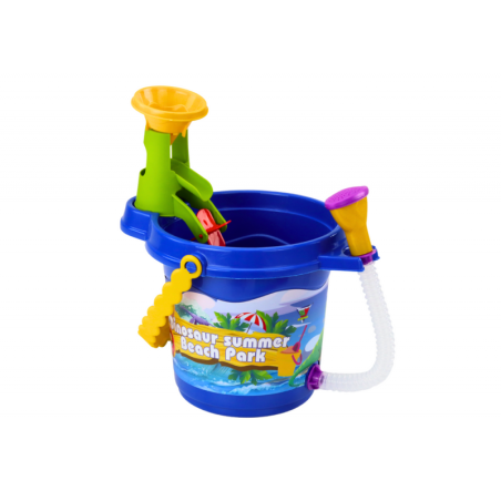 Liivaämbri komplekt duši, spaatli, reha, vormide, dinosaurustega