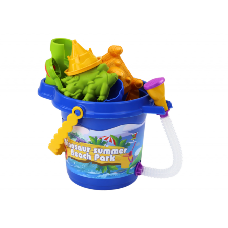 Liivaämbri komplekt duši, spaatli, reha, vormide, dinosaurustega