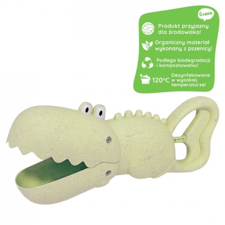 Biolagunev Roheline krokodill kühvel liiva- ja veekoguja